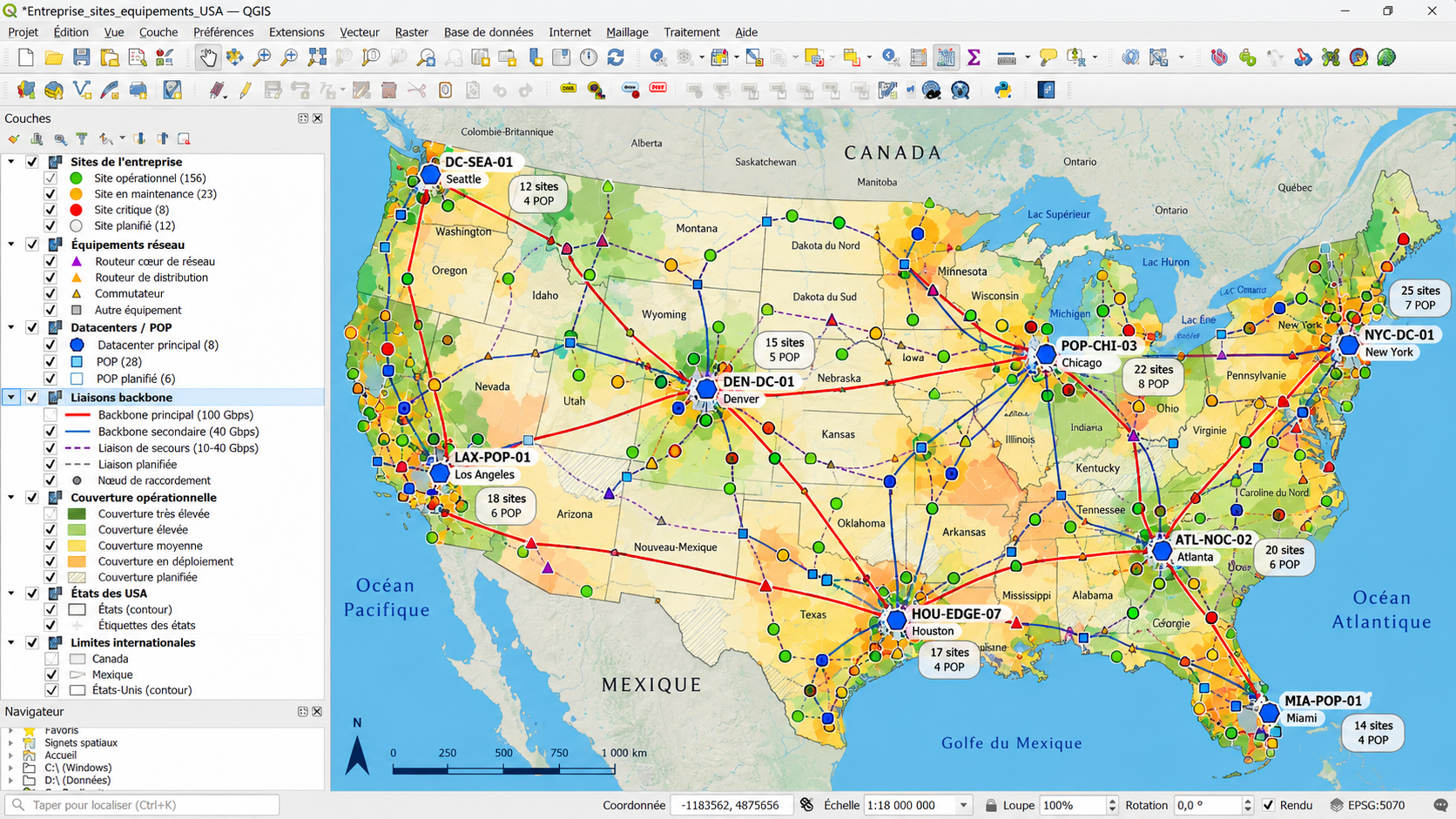 Cartographie US
